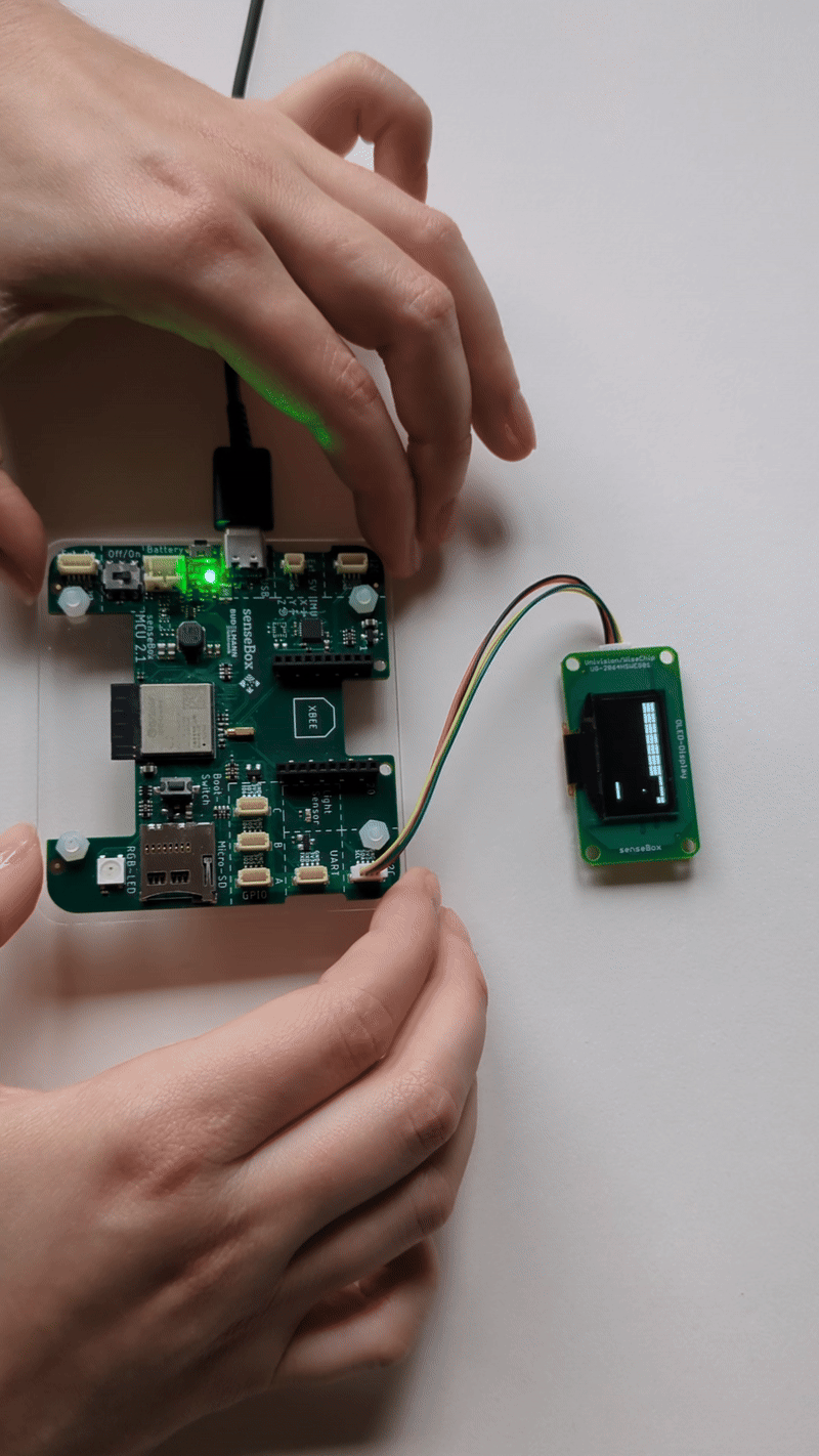 Steuerung des Brick Breaker Spiels mit Hilfe des eingebauten Gyroskops